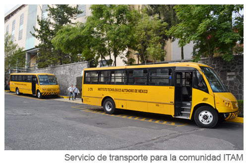 Servicio de transporte para la comunidad ITAM