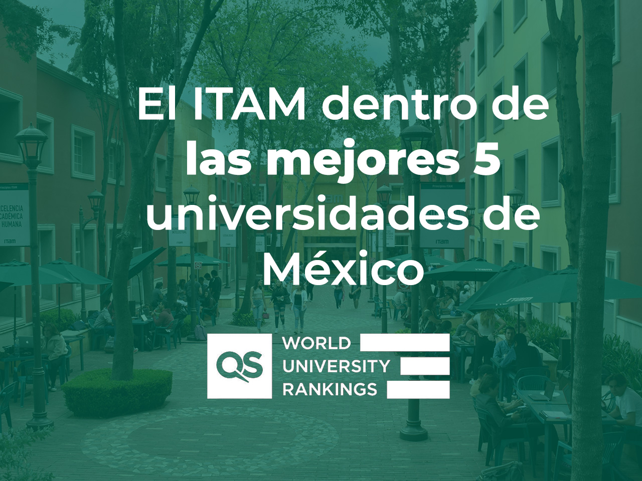 ITAM se mantiene entre las mejores universidades de México según QS 2025