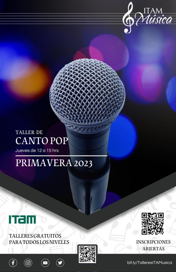 Poster: Taller de Canto Pop