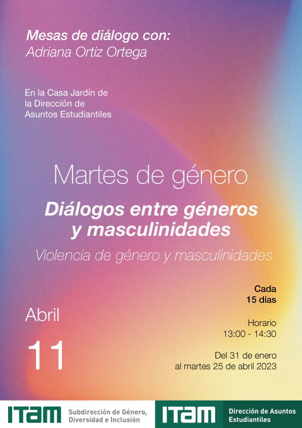 Martes de Género: Violencia de género y masculinidades