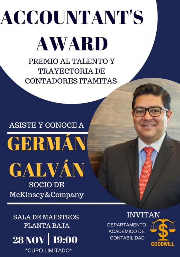 Accountants award. Premio al talento y trayectoria de contadores Itamitas