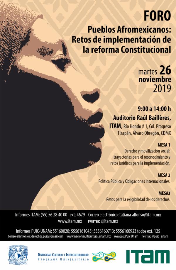 Foro Afromexicanos: retos de implementación de la reforma constitucional