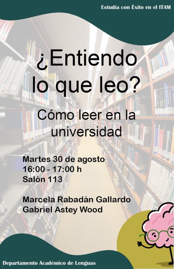 ¿Entiendo lo que leo? Cómo leer en la universidad