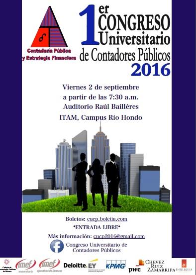 1er. Congreso Universitario de Contadores Públicos 2016