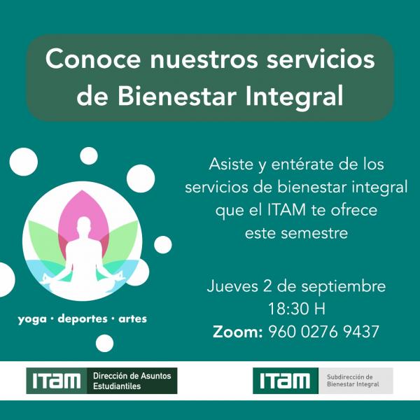 Conoce nuestros servicios de Bienestar Integral