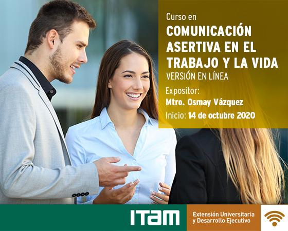 Póster Curso en Comunicación Asertiva en el Trabajo y la Vida (Versión en línea)