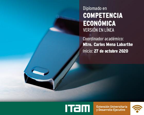 Póster Diplomado en Competencia Económica (Versión en línea)