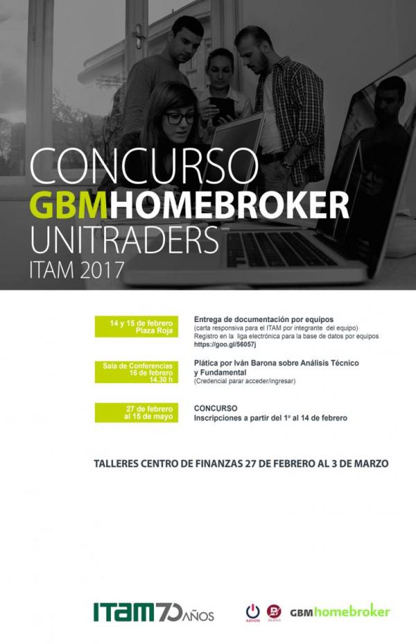 Concurso GBMHomebroker Unitrader ITAM Primavera 2017