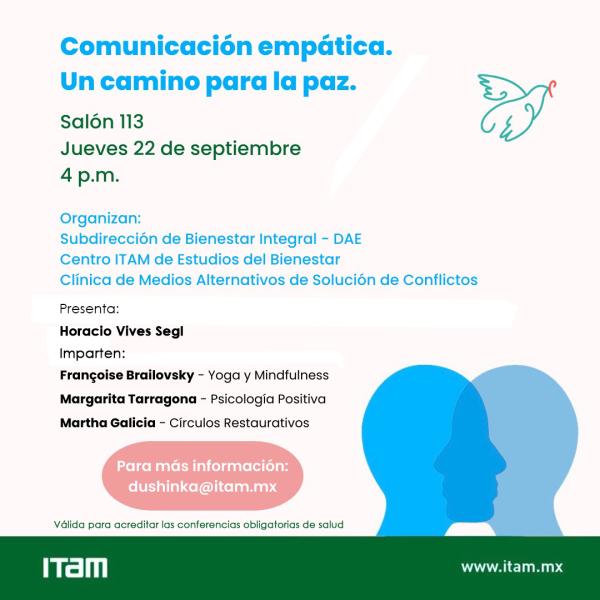 Comunicación empática. Un camino para la paz