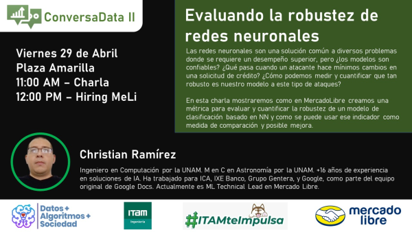 Conversadata II "Evaluando la robustez de Redes Neuronales"