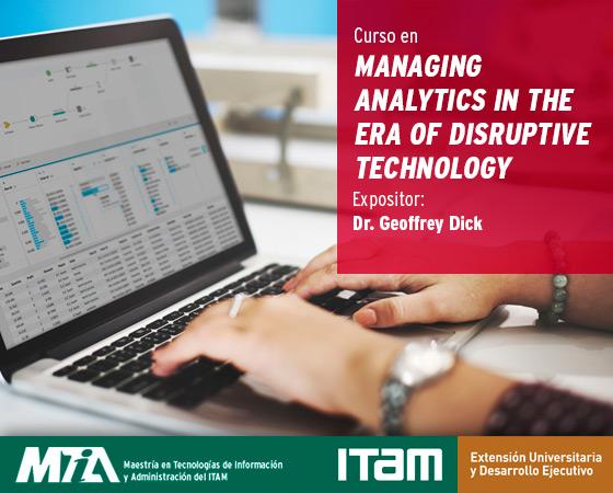 Curso: Managing Analytics in the Era of Disruptive Technology