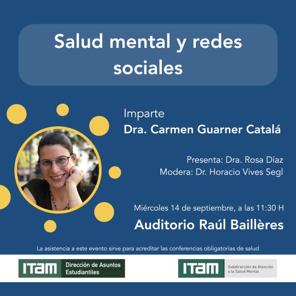 Conferencia de salud: Salud mental y redes sociales