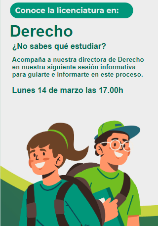 Póster Derecho: Sesión Informativa