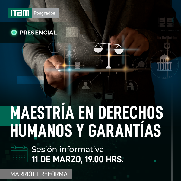 Sesión informativa de la Maestría en Derechos Humanos y Garantías