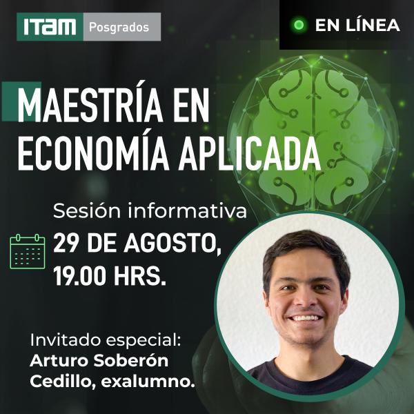 Sesión informativa Maestría en Economía Aplicada