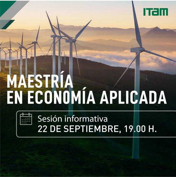 Póster: Sesión informativa Maestría en Economía Aplicada