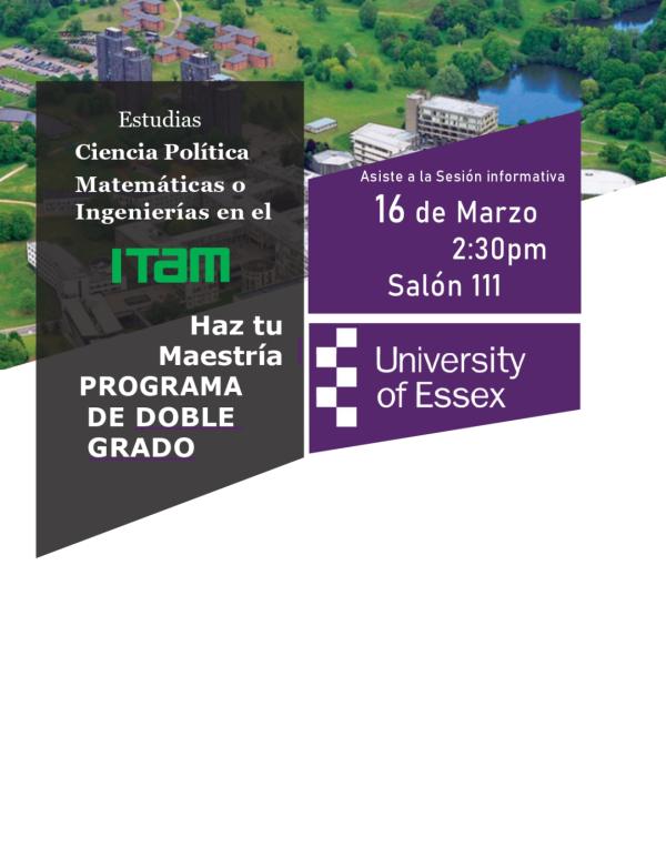 Sesión Informativa Universidad Essex Doble Grado