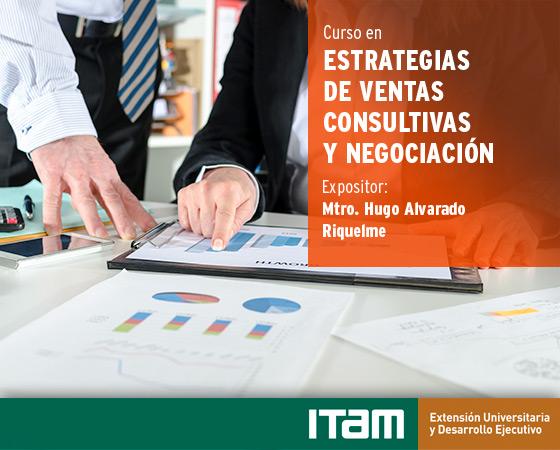 Póster Curso en Estrategias de Ventas Consultivas y Negociación