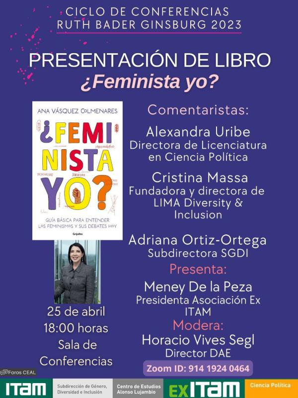 Presentación de libro: ¿Feminista yo?