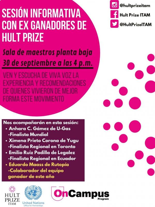 Sesión informativa con ex-ganadores de Hult Prize