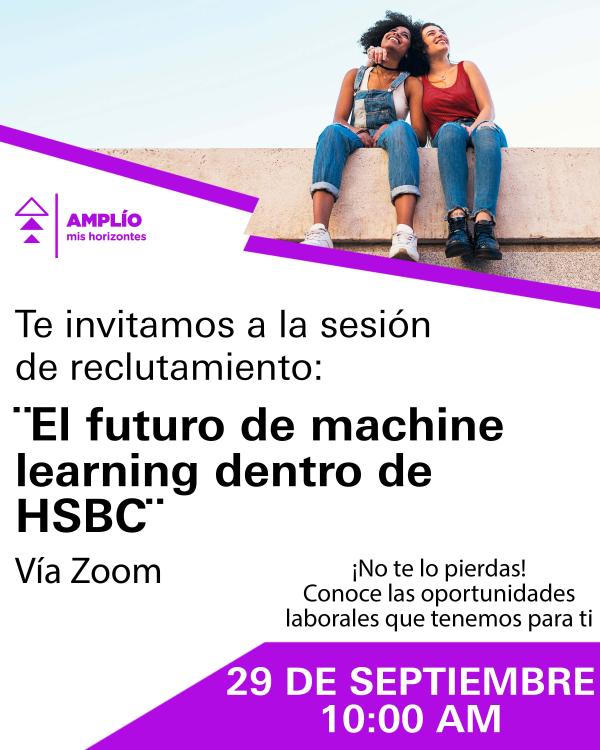 Poster: Career Services del ITAM invita a la sesión de reclutamiento remota de HSBC