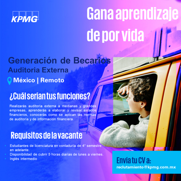 Poster: Becarios de Auditoría