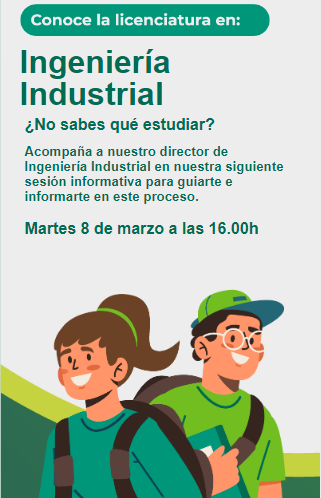 Póster Ingeniería Industrial: Sesión Informativa