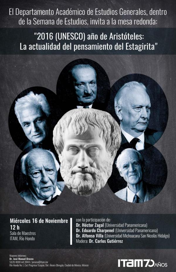 2016 año de Aristóteles: (UNESCO): La actualidad del pensamiento del Estagirita