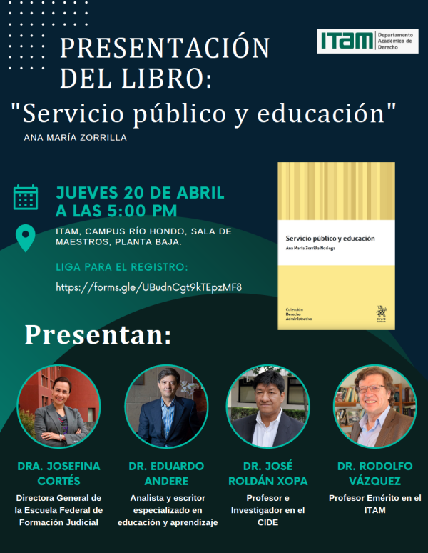 Presentación del libro Servicio público y educación