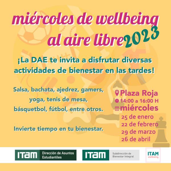 "Miércoles de wellbeing al aire libre" En Plaza Roja