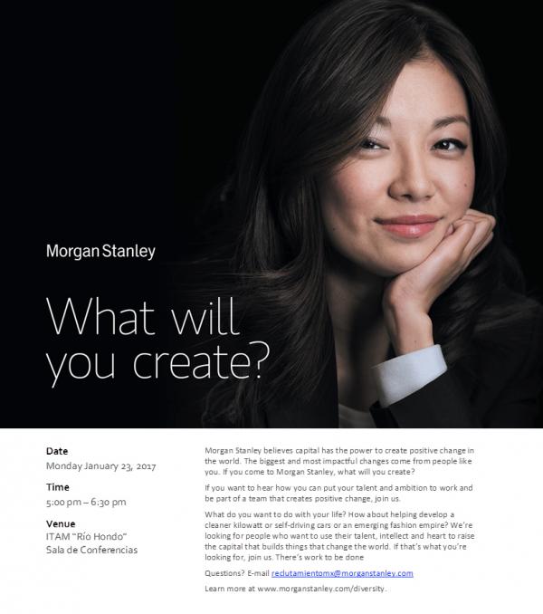 Bolsa de Trabajo invita a la Presentación de Morgan Stanley 