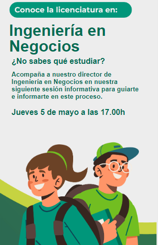 Póster Ingeniería en Negocios: Sesión informativa