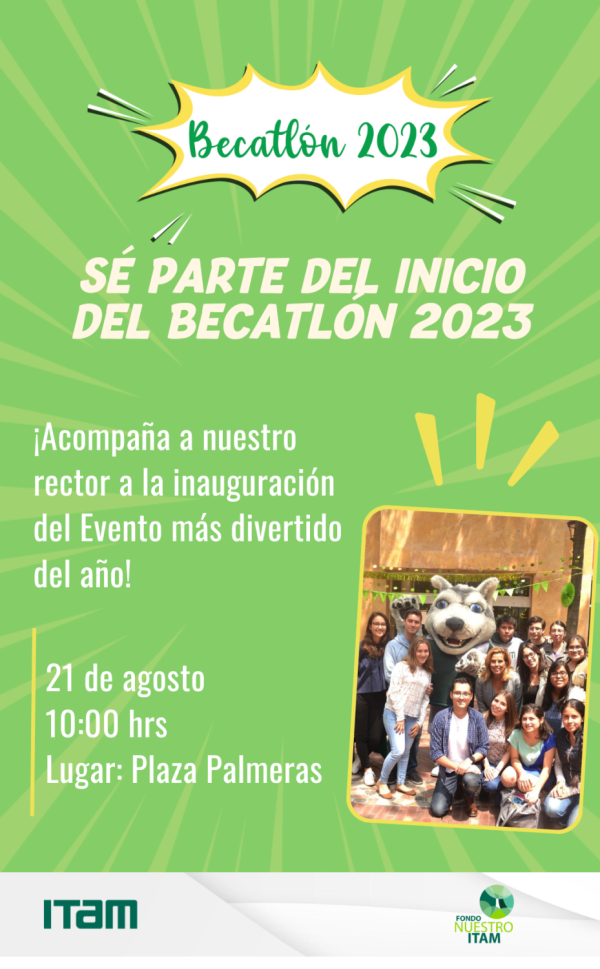 Inauguración del Becatlón 2023