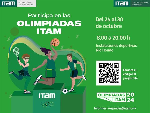 ¡Se abren las inscripciones para las Olimpiadas Deportivas ITAM!