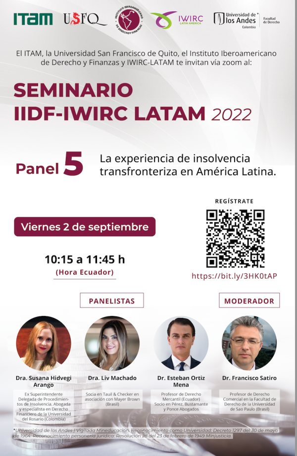 Póster Derecho: La experiencia de insolvencia transfronteriza en América Latina