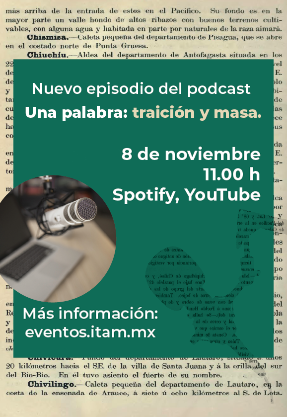 Nuevo episodio del podcast Una palabra: traición y masa. T2 - E7