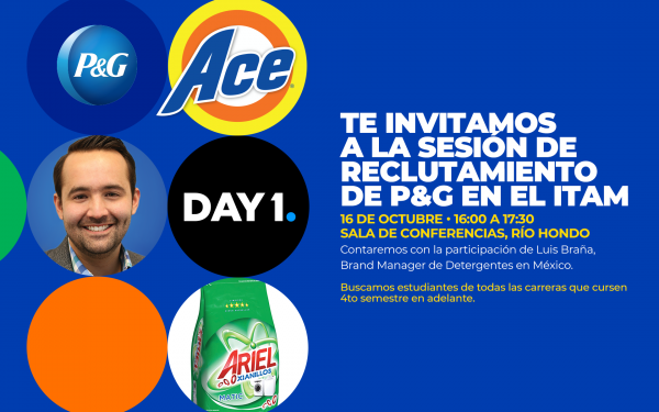 Bolsa de trabajo invita a la presentación del programa de becarios de Procter & Gamble