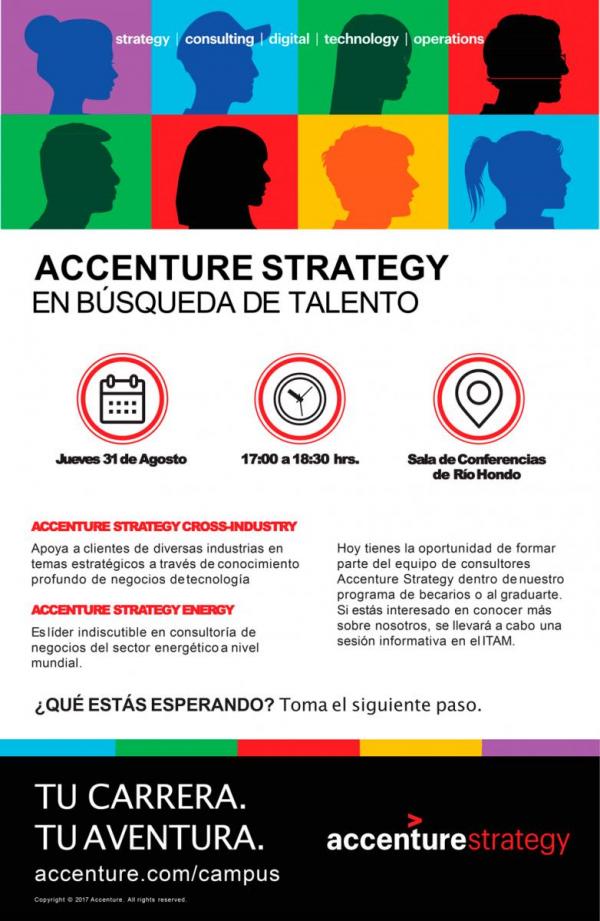 Bolsa de Trabajo invita a la presentación de Accenture Strategy