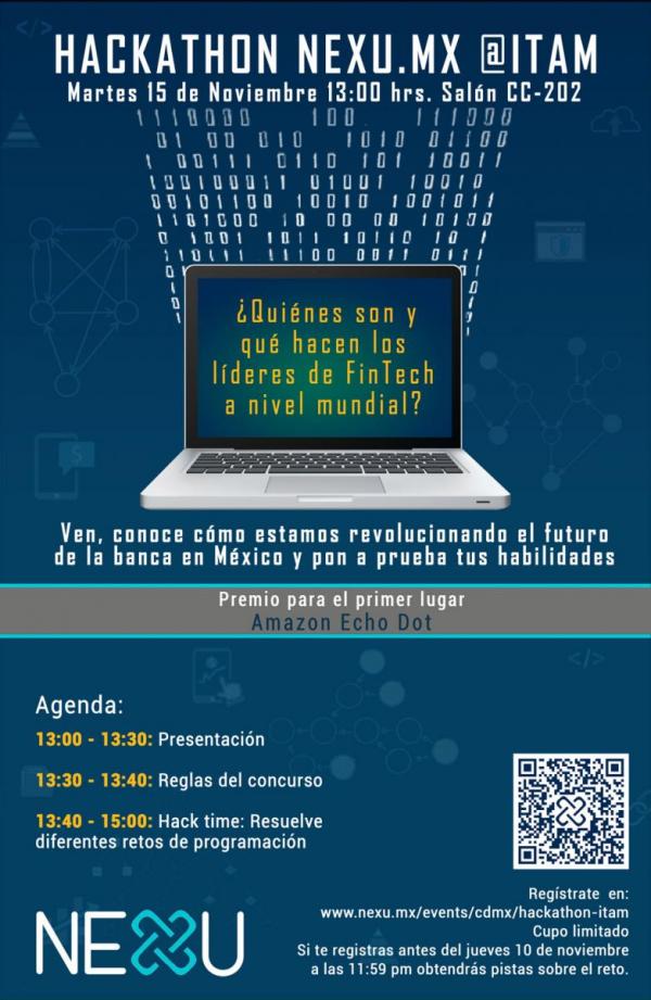 Bolsa de Trabajo invita al reclutamiento y “Hackathon” de NEXU