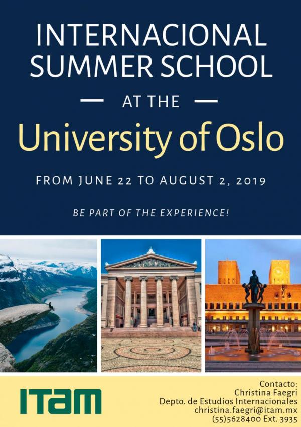 Sesión Informativa cursos de verano Universidad de Oslo