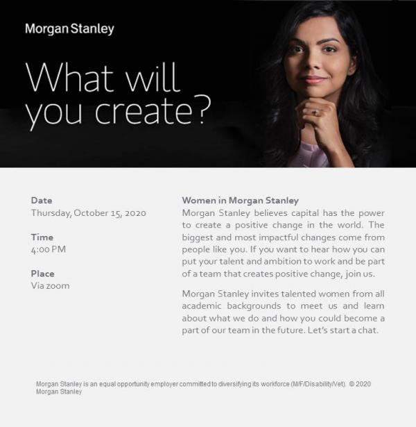 Póster Morgan Stanley