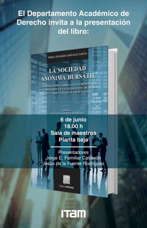 Presentación del libro "La Sociedad Anónima Bursátil"