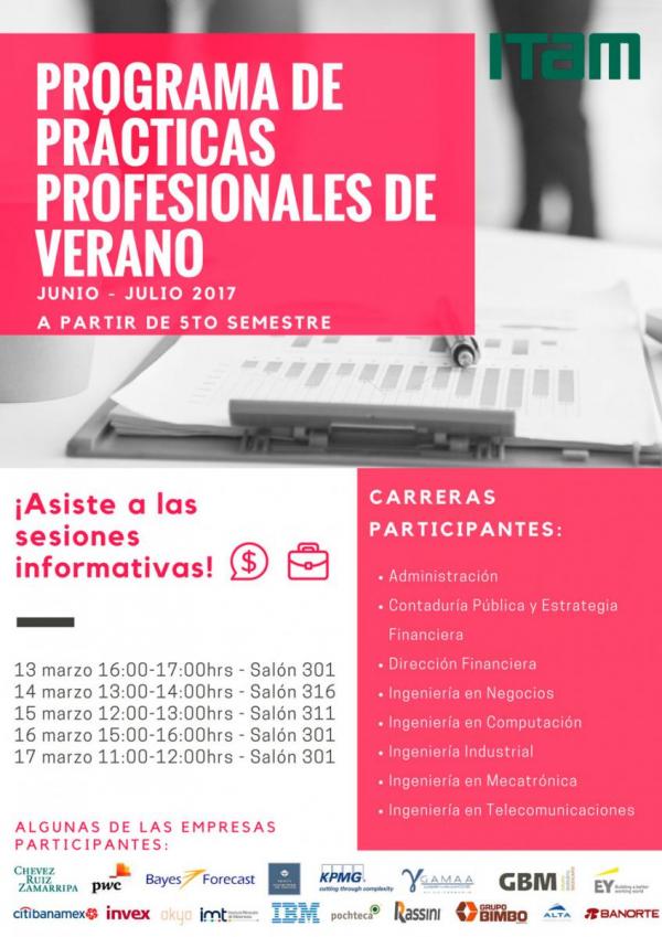 Programa de Prácticas Profesionales de Verano 