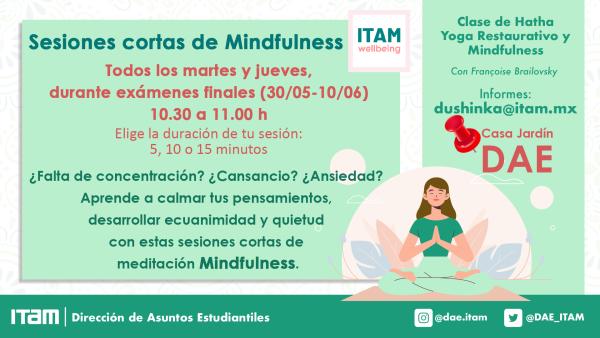 Sesiones cortas de Mindfulness, con Françoise Brailovsky