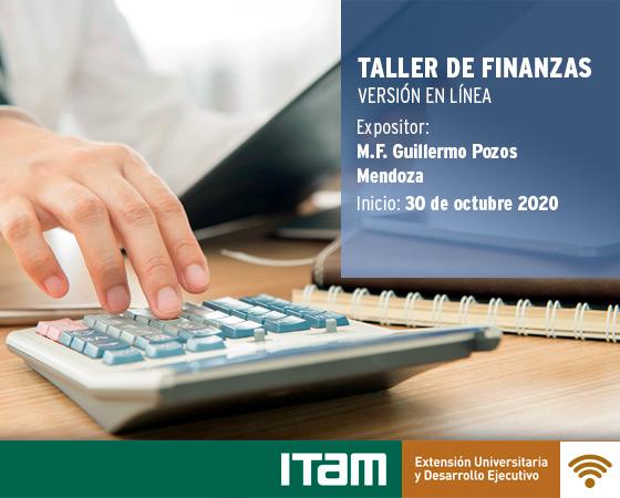 Póster Taller de finanzas (Versión en línea)