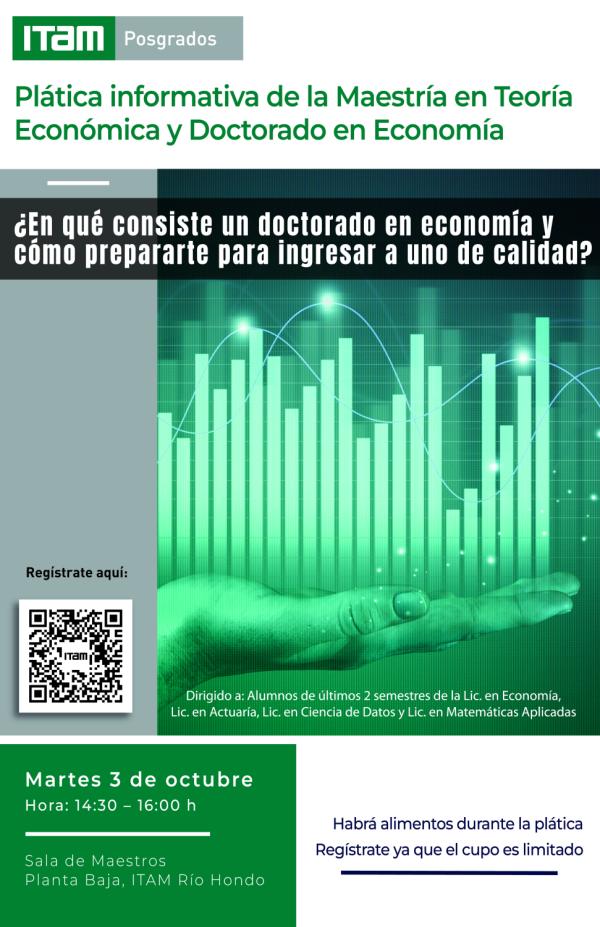 platica informativa doctorado en economia