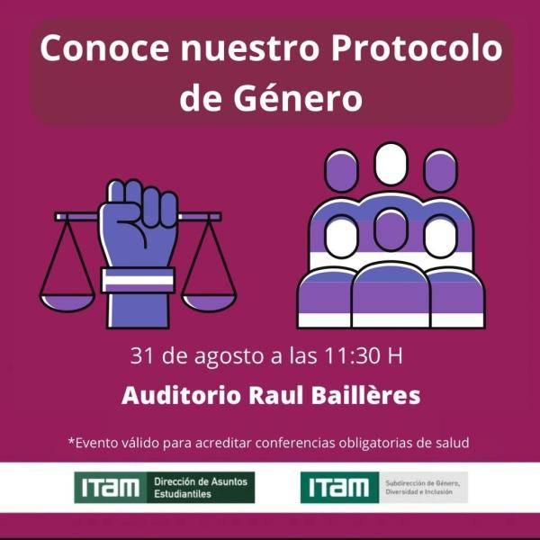 Poster - Presentación del Protocolo de Género